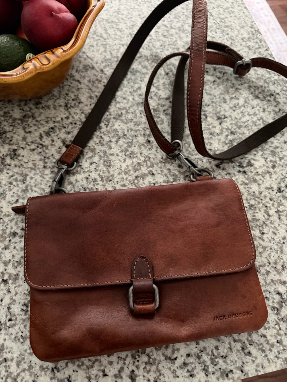 Jack Georges Voyager Collection crossbody bag